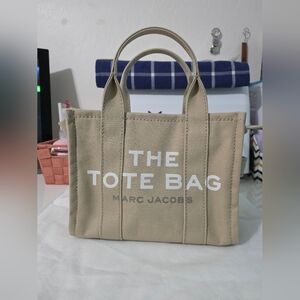 Authentic Marc Jacobs Beige Canvas Small Tote